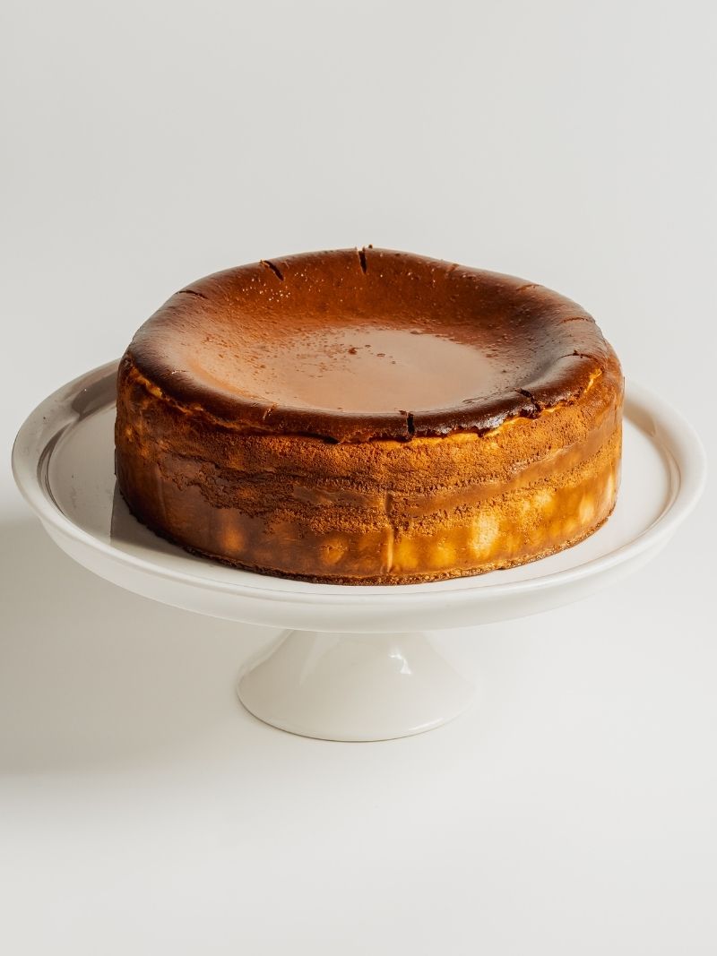 Huckleberry Burnt Cheesecake