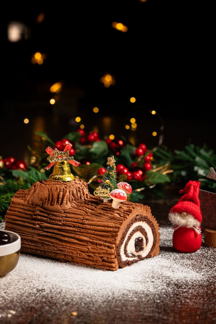 Black Forest Yule Log