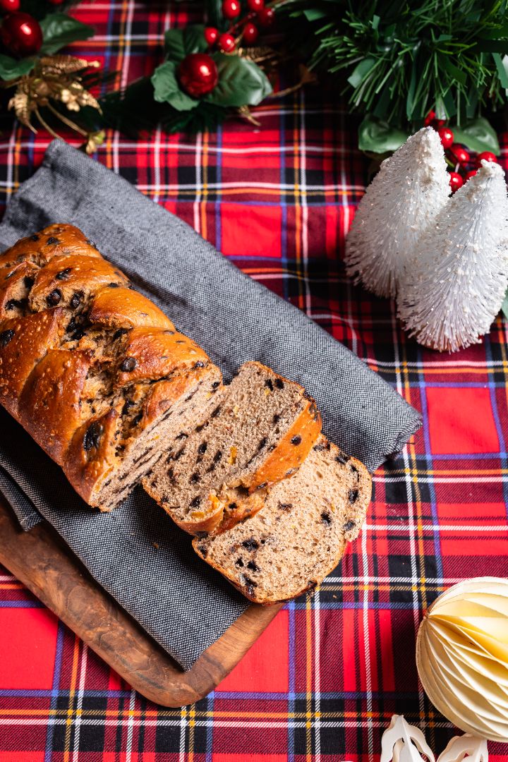 Christmas Chocolate Brioche