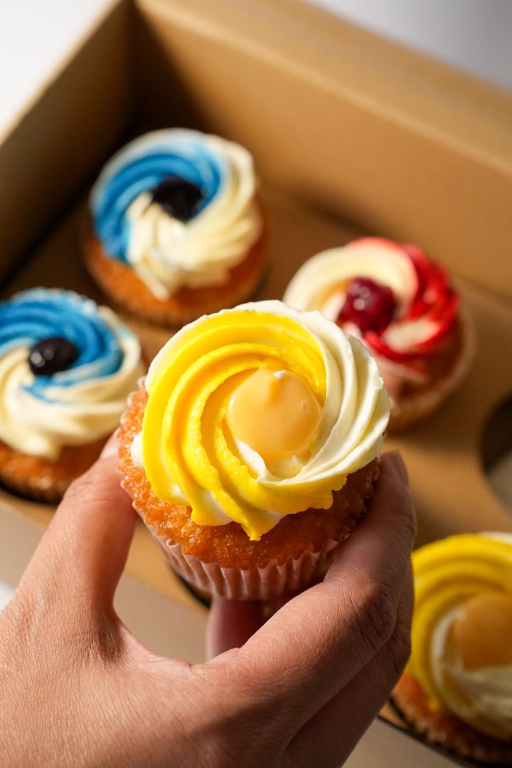 Merdeka Cupcakes (6pcs) (12pcs)