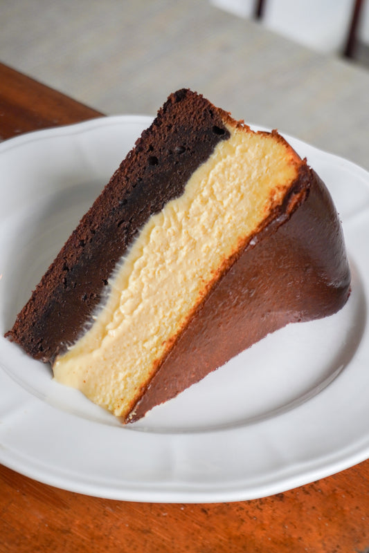 Brownie Burnt Cheesecake