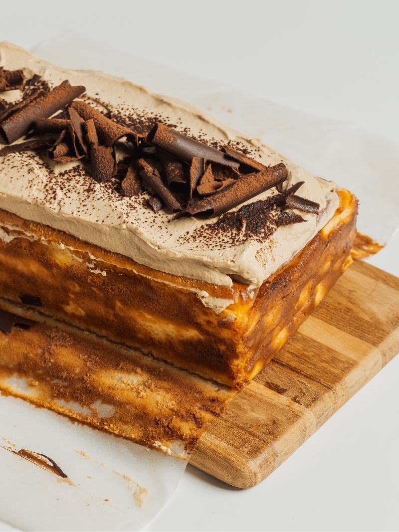 Tiramisu Burnt Cheesecake