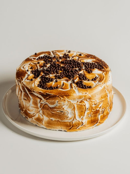 Toasted Marshmallow & Chocolate Cake