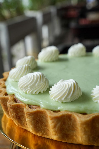 Pandan Coconut Pie