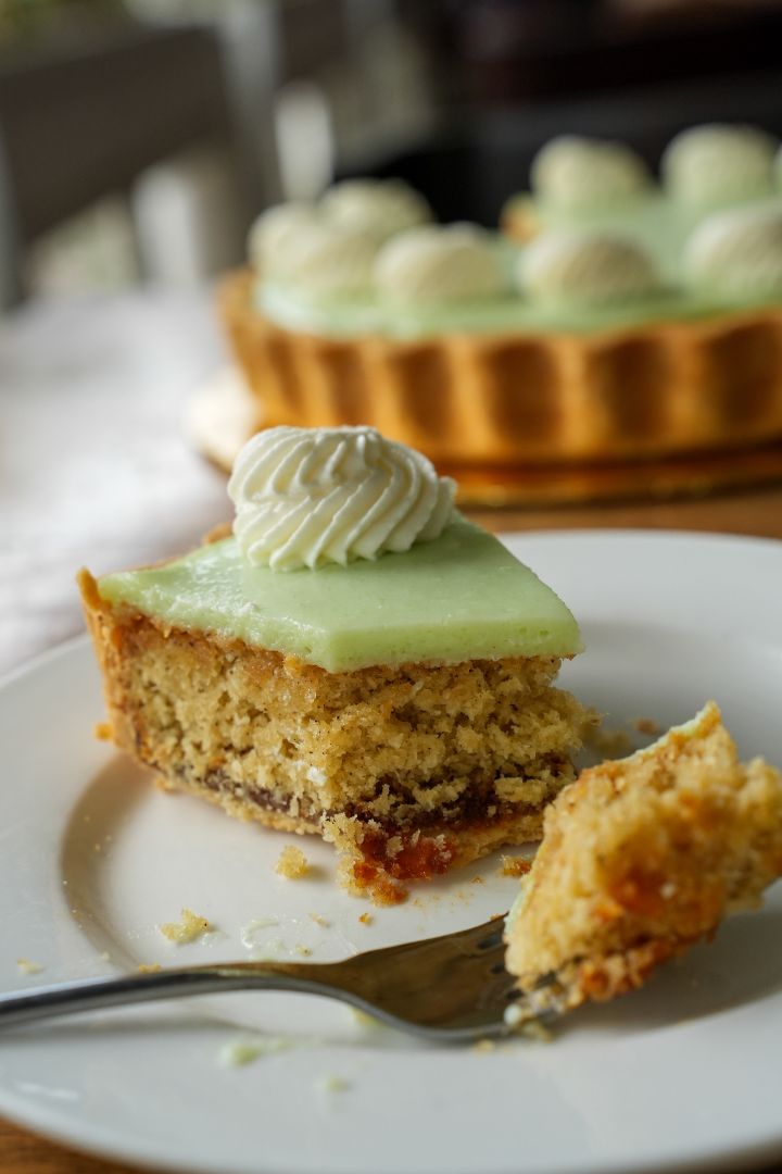 Pandan Coconut Pie
