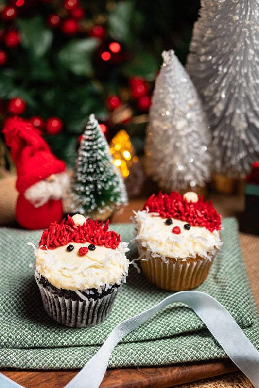 Santa Claus Cupcake (6pcs) (12pcs)