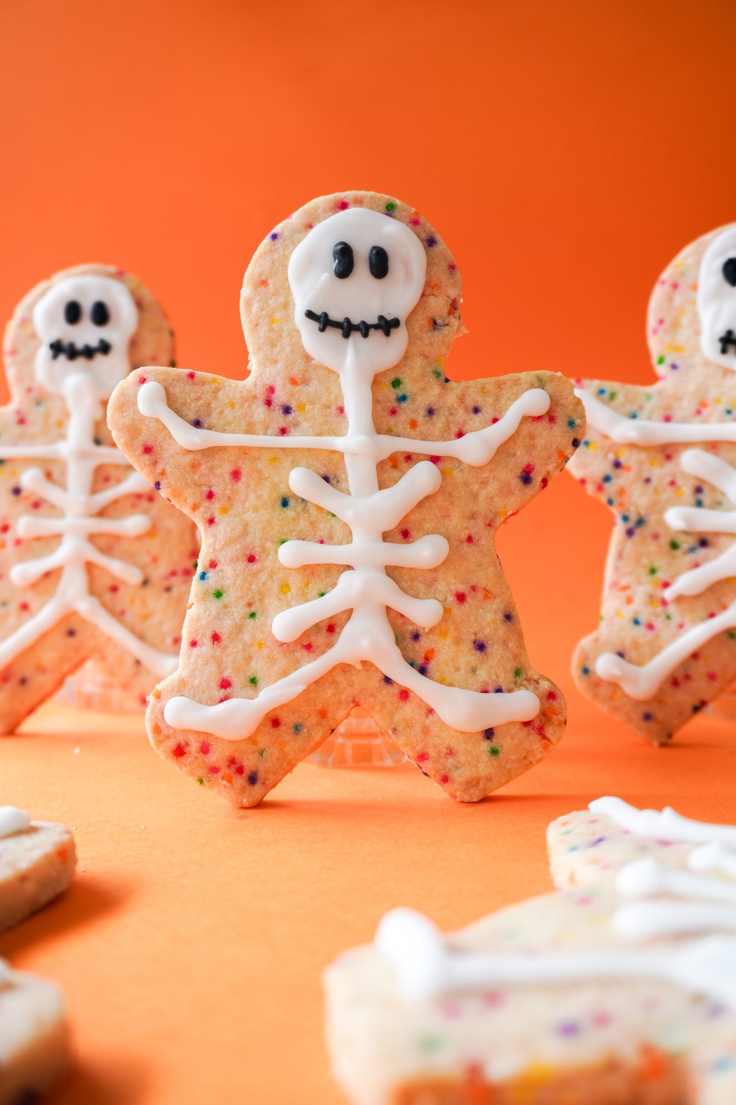 Skeleton Funfetti Shortbread