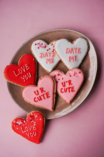Conversation Heart Cookies