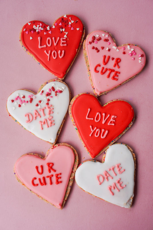 Conversation Heart Cookies