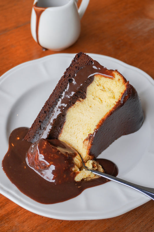 Brownie Burnt Cheesecake