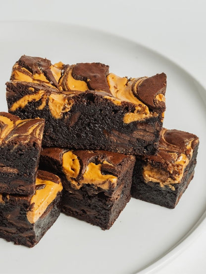 Peanut Butter Swirl Brownies (Slice)