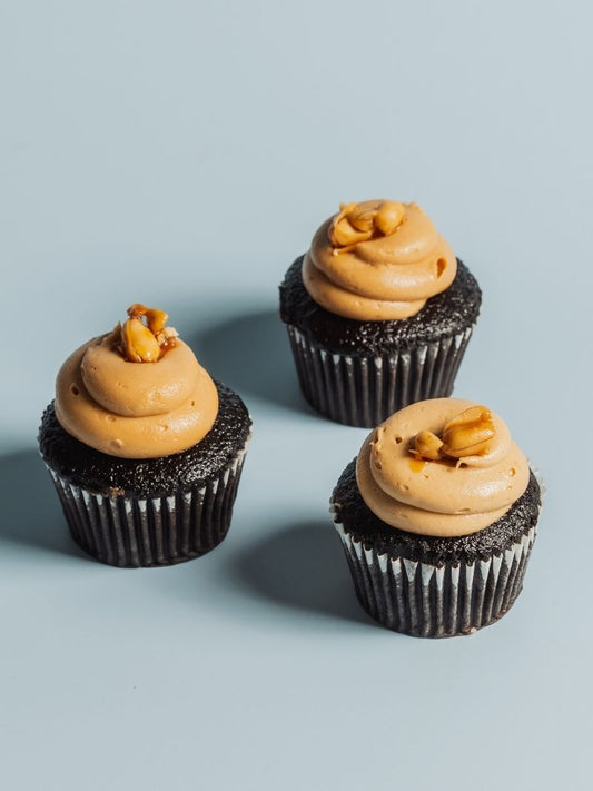 Salted Peanut Butter Cupcake