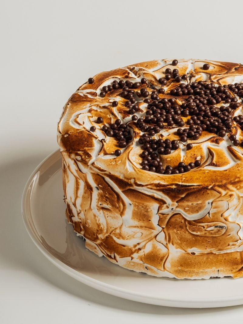 Toasted Marshmallow & Chocolate Cake